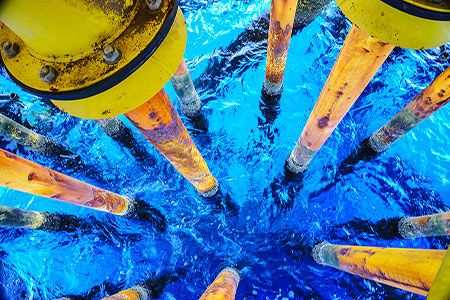 Pin piles fabricated for Taiwanese offshore wind farm