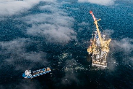 Jan De Nul installs first foundation for Denmark’s largest offshore wind farm