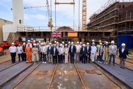Keel laid for Bibby Marine’s first zero-emission eCSOV
