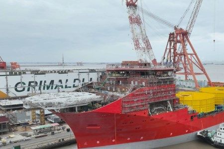 Jan De Nul launches largest cable-laying vessel in the world