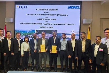 EGAT selects ANDRITZ to modernise Srinagarind hydropower plant