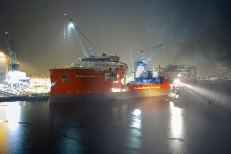 Nexans marks milestone with hull launch of cable laying vessel