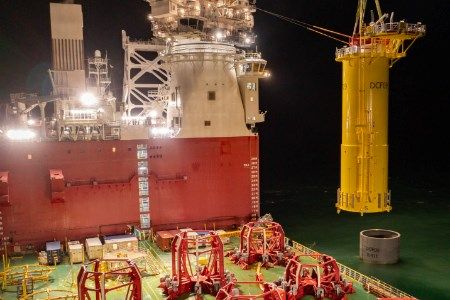 Dogger Bank Wind Farm and Seaway7 complete of all foundations on wind farm
