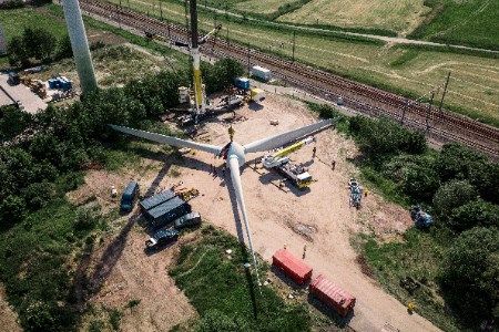 Elicio repowers Bruges wind farm