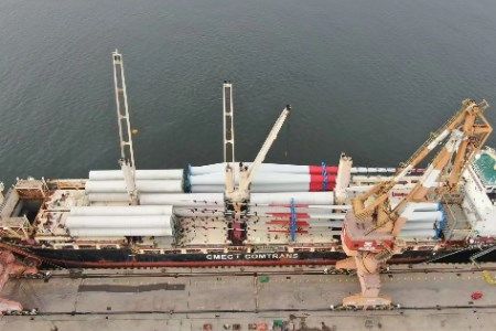 SANY ships core equipment for first wind project in Latin America
