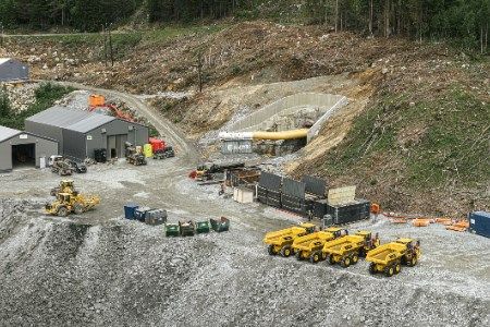 LNS deploys Volvo A30 Electric at hydropower project