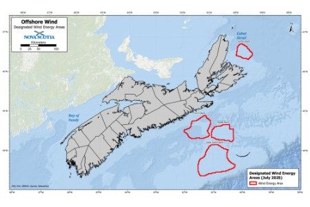 Canada’s first offshore wind energy areas designated